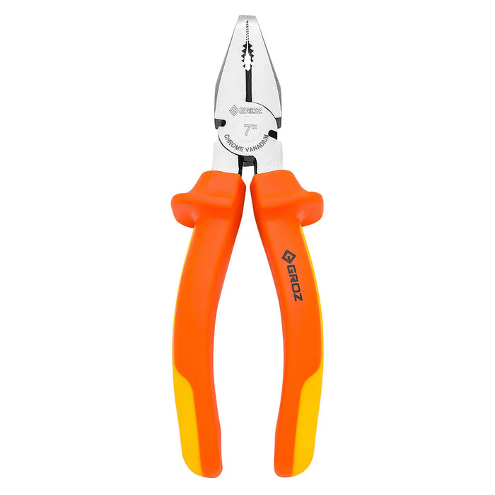Groz Combination Pliers, 1000V AC Safe, 6", 7", or 8" 31530