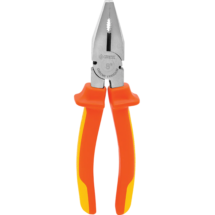 Groz Combination Pliers, 1000V AC Safe, 6", 7", or 8" 31530