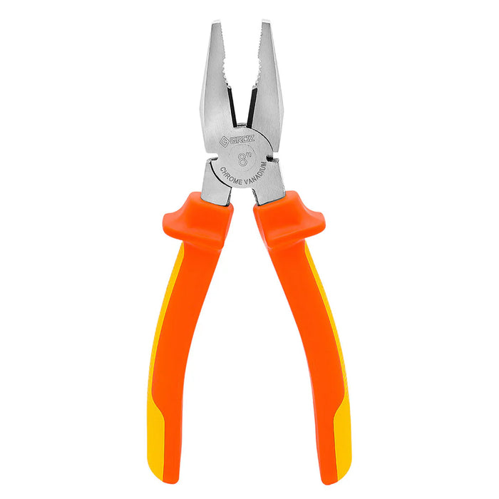 Groz Combination Pliers, 1000V AC Safe, 6", 7", or 8" 31532