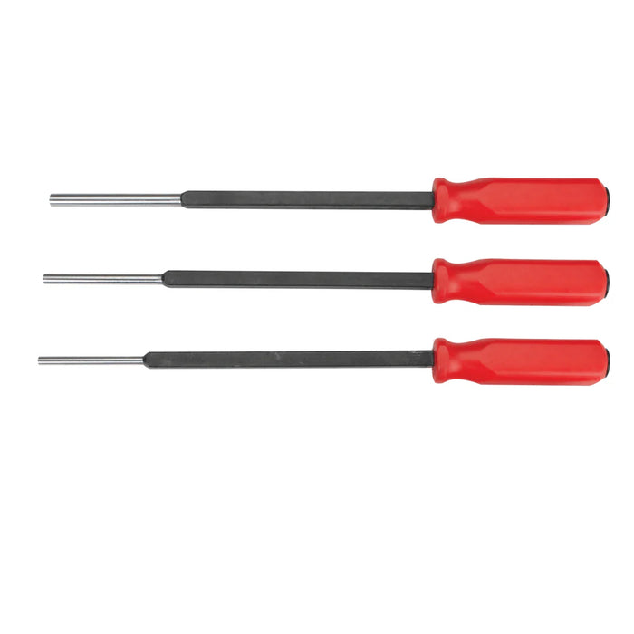 Groz Extended Reach Pin Punches Set - 3pcs, 1/4", 5/16" & 3/8" 33148