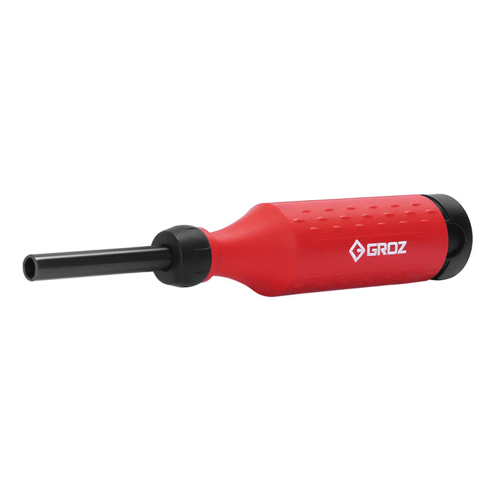 Groz Tamperproof Screwdriver, with 7 double-ended interchangeable steel bits 33715