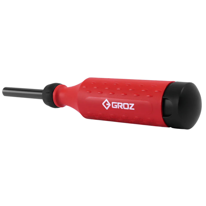 Groz Tamperproof Screwdriver, with 7 double-ended interchangeable steel bits 33715