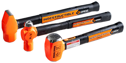 Groz 3 Piece Indestructible Handle Hammer Kit 34575