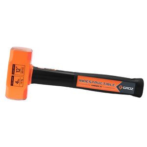 Groz 12" Indestructible Handle Copper Head Club Hammer, 4 lb. 34600