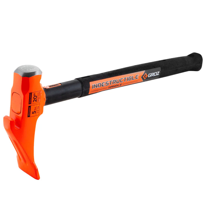 Groz 20" Indestructible Handle Tire Bead Breaker Hammer, 5 lb. 34750