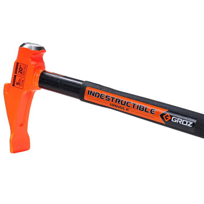Groz 20" Indestructible Handle Tire Bead Breaker Hammer, 5 lb. 34750