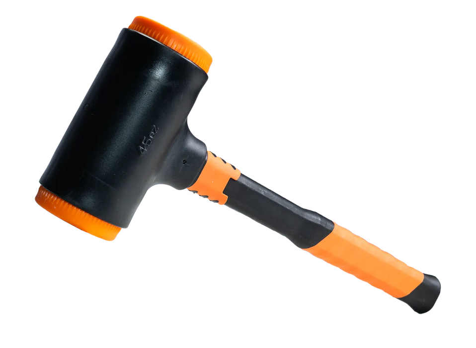 Groz Dead Blow Hammer Fiberglass Handle, with Replaceable Faces 34830