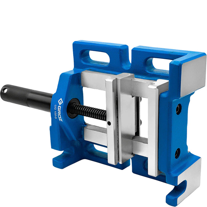 Groz 4" 3 Way Uni-Grip Drill Press Vise 35125