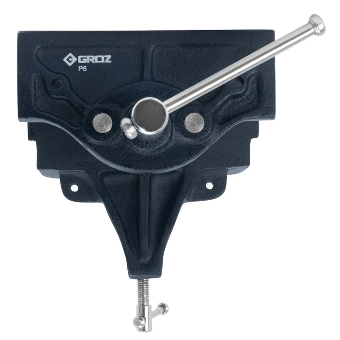 Groz Portable Woodworking Vise, 6" Wide Jaw, with "Toe-in" Feature 39006