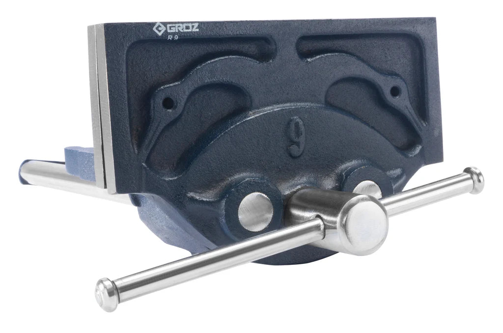 Groz Rapid Action Woodworking Vise, 9", with Toe-In, Cast Iron 39012