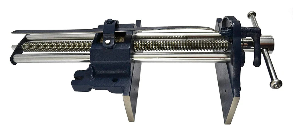 Groz 10.5" Quick Release Woodworking Vise, Cast Iron, “Toe-in" Feature 39014