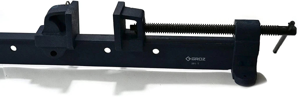 Groz T bar Clamp, Heavy Duty with Malleable Iron Head, Multiple Measuring Ranges Available 39102