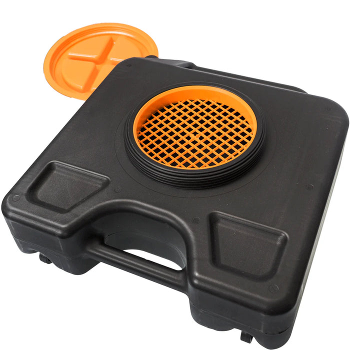 Groz 15 Quart Drain Pan with O-Ring Seal, 8" Opening 41966