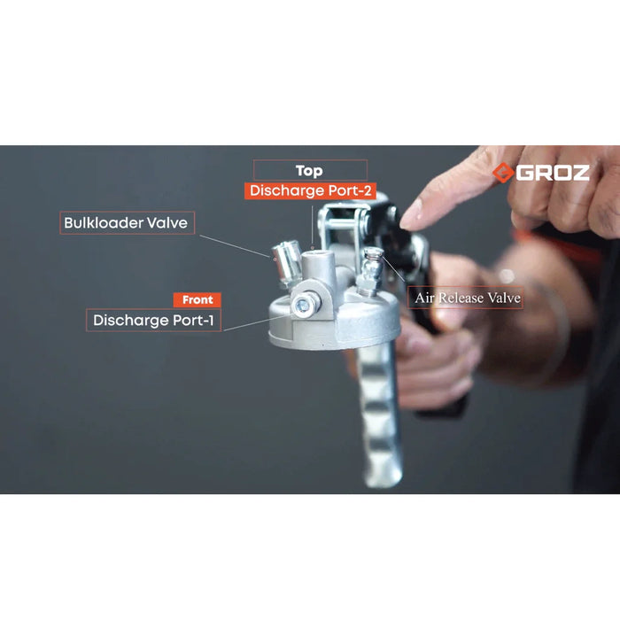 Groz PROLUBE Dual Pistol/Lever Handle Grease Gun 42382