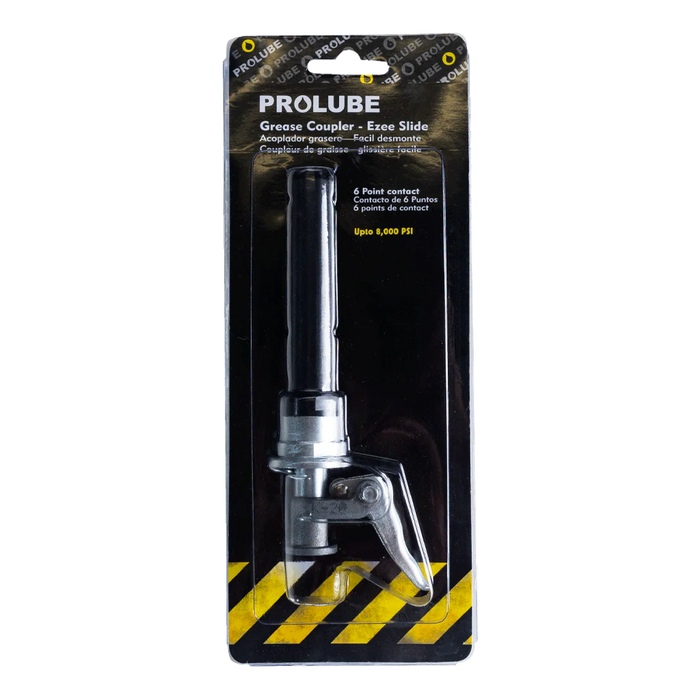 Groz PROLUBE Quick Connect and Disconnect Grease Coupler, Extra Long, 1/8" NPT 43543