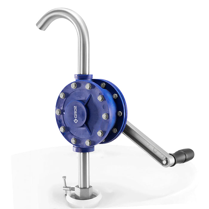 Groz Plastic Rotary Chemical Pump with Aluminum Handle for Alcohols, Ketones, Acetone 44144
