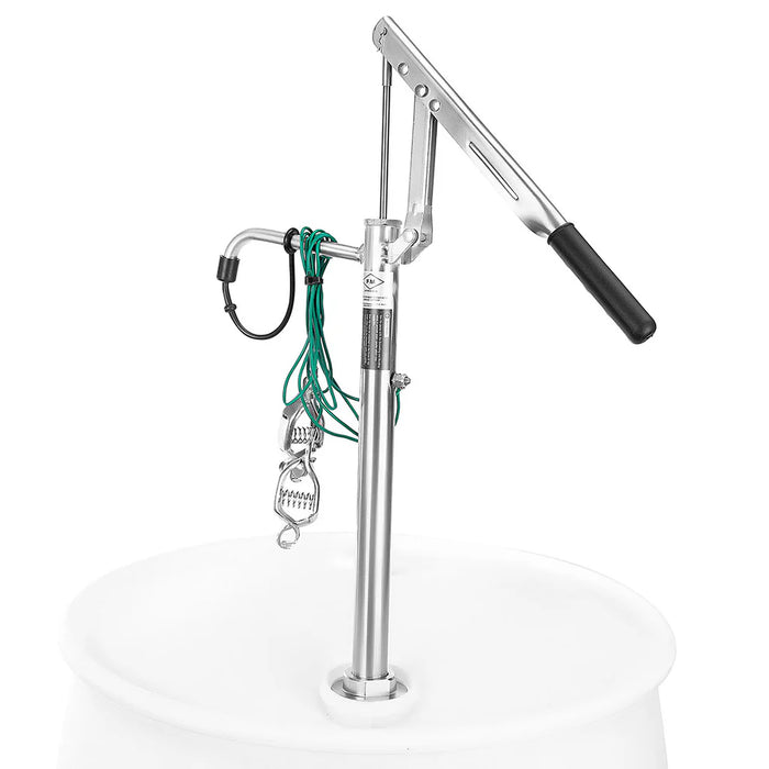 Groz 316 Stainless Steel Lever-Action Pump, for 15 to 55 gallon Drums 44148