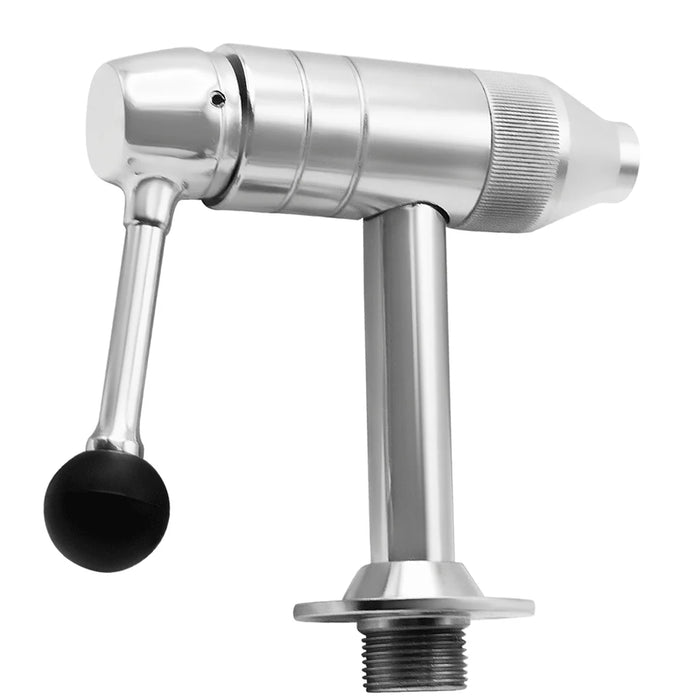 Groz Oil Spigot With Wall Mount, 800 PSI, 3/4" (M) BSP, Nitrile Seal 44350