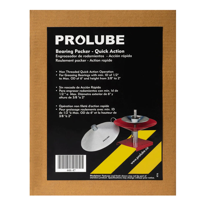 Prolube PROLUBE Rapid Action Bench Type Bearing Packer for Standard Grease Guns 44847