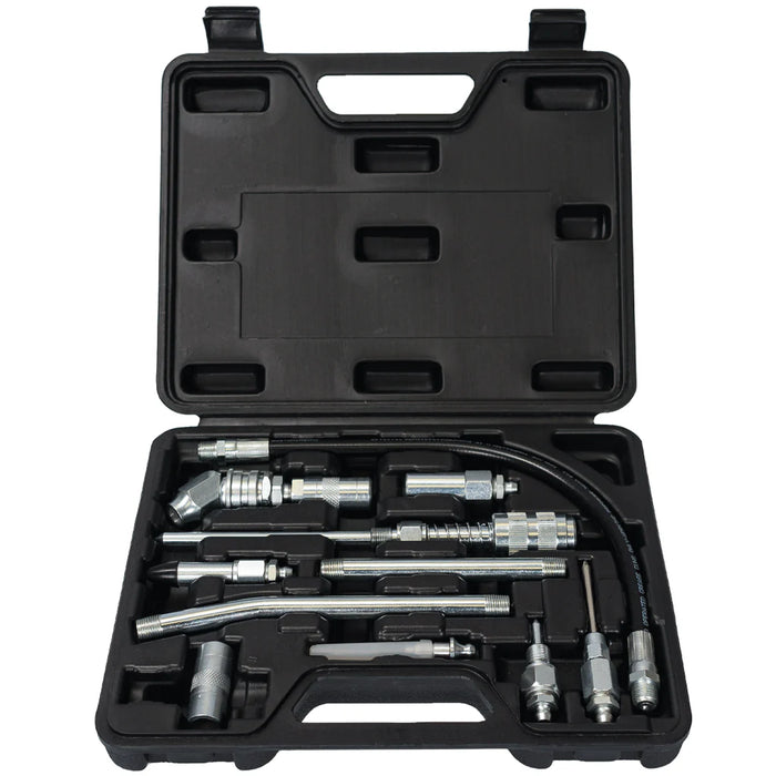 Groz PROLUBE 11 piece Standard Greasing Accessory Kit, Quick Connect, 1/8" NPT 44962