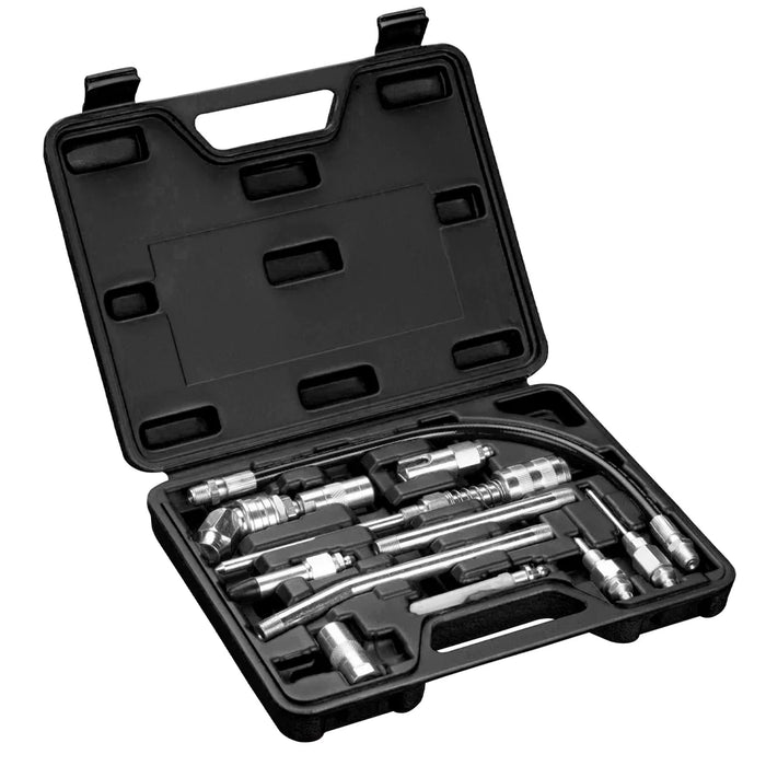 Groz PROLUBE 11 piece Standard Greasing Accessory Kit, Quick Connect, 1/8" NPT 44962