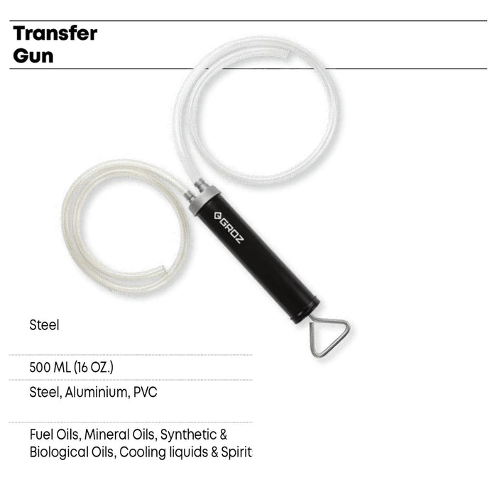 Groz Steel Fluid Transfer Gun 45270