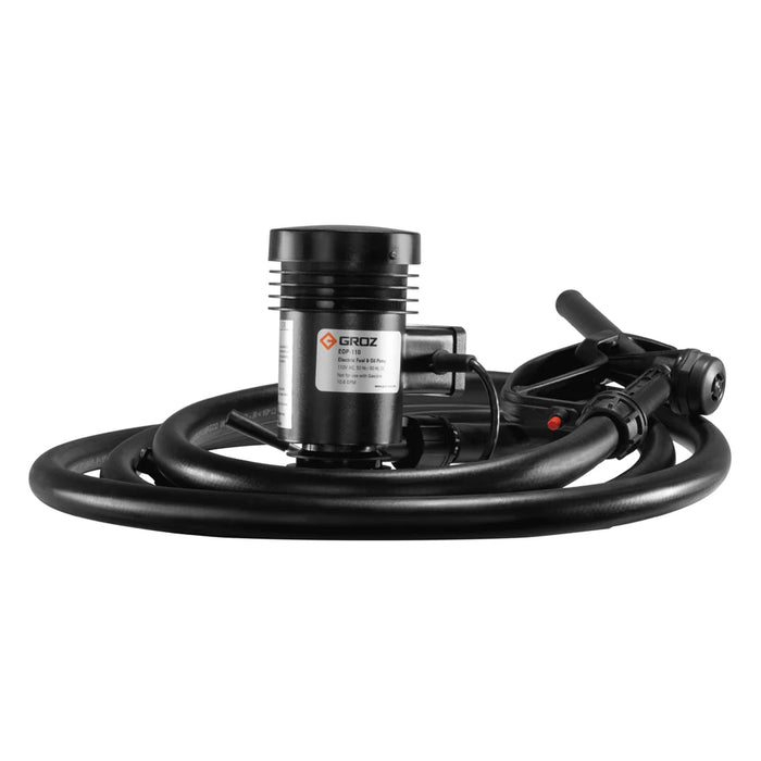 Groz Electric Diesel and Oil Pump, DC Powered 9.25 or AC Powered 10.5 GPM 45520