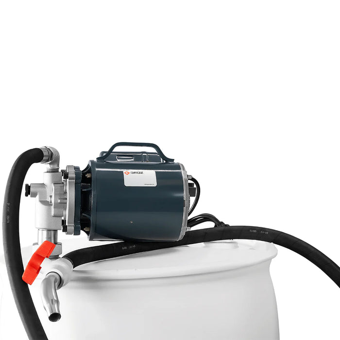 Groz Heavy Duty 115V AC Powered Electrical Oil Pump, Regular Flow, 4 GPM 45550