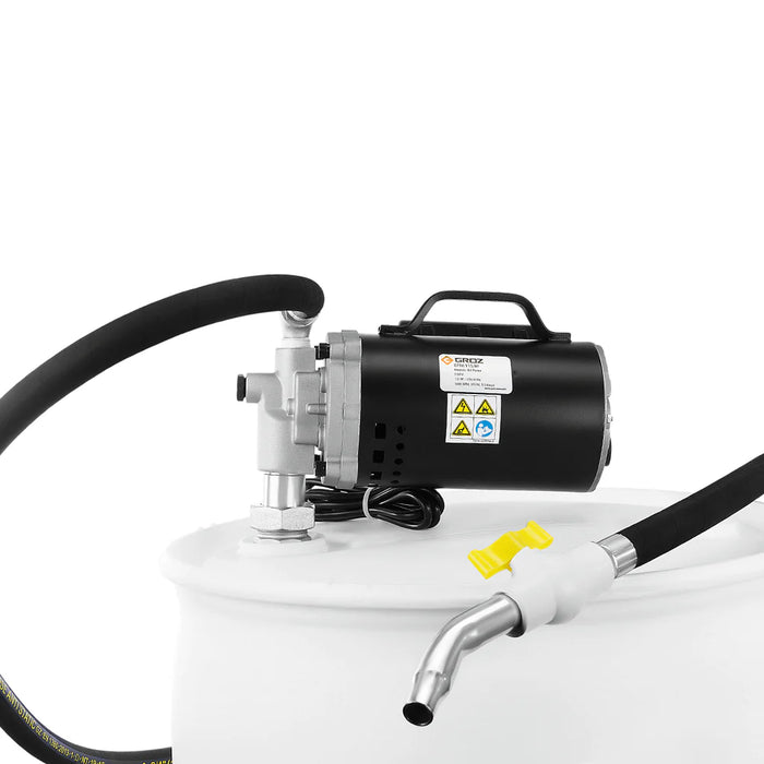 Groz Heavy Duty 115V AC Powered Electrical Oil Pump, High Flow, 8 GPM 45555