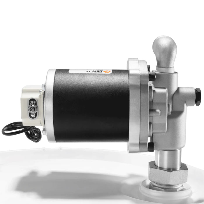 Groz Heavy Duty 12V DC Powered Electrical Oil Pump, High Flow, 8 GPM 45560