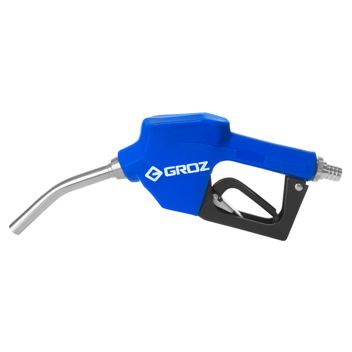 Groz Automatic Shut-Off DEF and Adblue Nozzle with SS Swivel and Hose Barb 45567