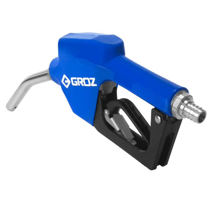 Groz Automatic Shut-Off DEF and Adblue Nozzle with SS Swivel and Hose Barb 45567
