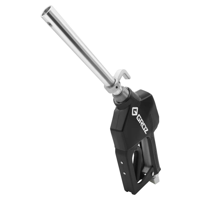 Groz Automatic Fuel Control Nozzle - 3/4" NPT with Swivel, 1" NPT with Swivel, or 1" NPT with NO Swivel 45573