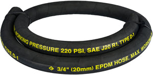 Groz Replacement DEF (EPDM) Discharge Hose, 3/4" ID - 4, 5, 6, or 20 Feet 47520