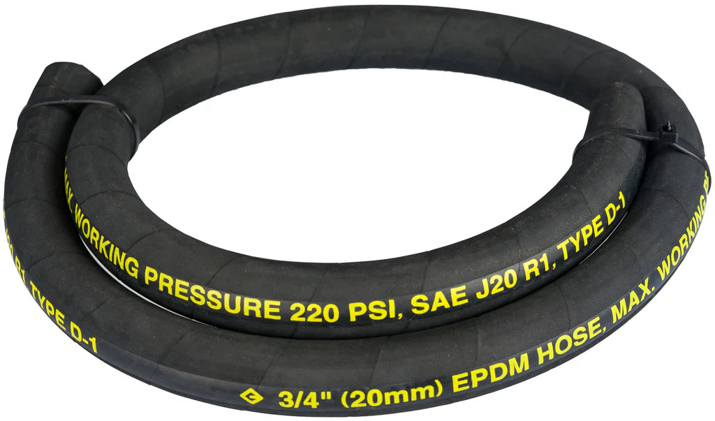 Groz Replacement DEF (EPDM) Discharge Hose, 3/4" ID - 4, 5, 6, or 20 Feet 47521