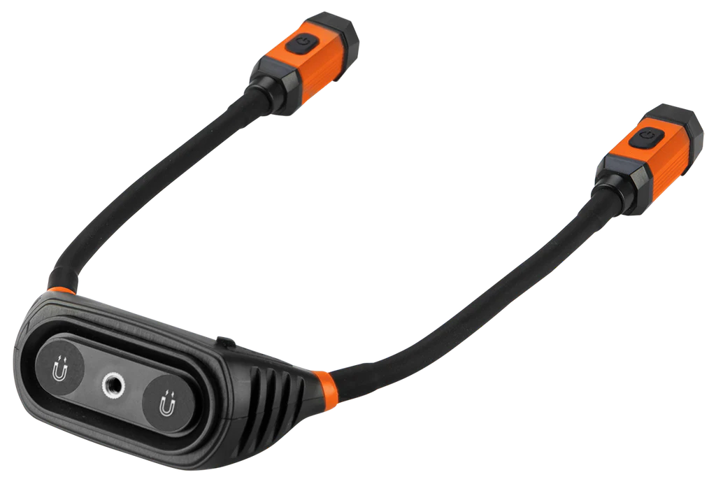 Groz Rechargeable Neck Flashlight with Dual 3W LEDs 55133
