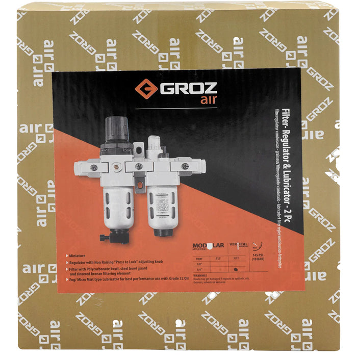 Groz Air Filter - Regulator Combination 2 piece 60470