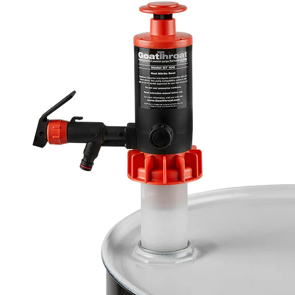 Goat Throat DrumDrum Pump with Nitrile Seals Pump with Nitrile Seals GT100