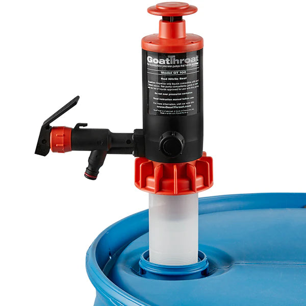 Goat Throat DrumDrum Pump with Nitrile Seals Pump with Nitrile Seals GT100