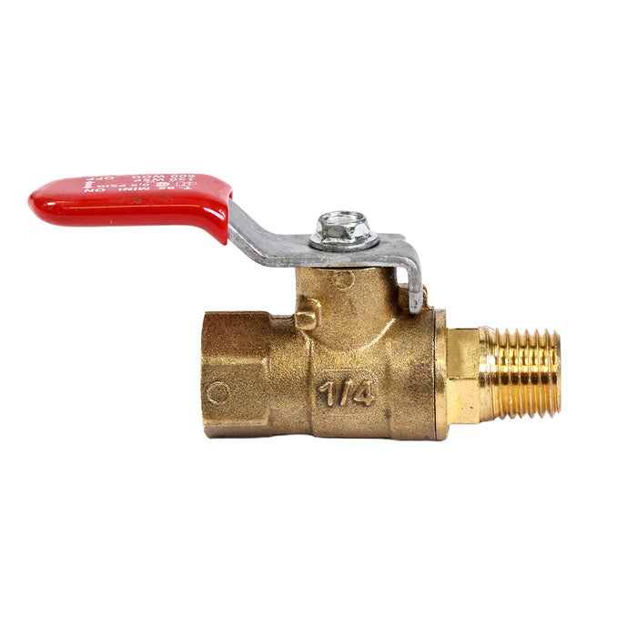 Goat Throat GT-1/4-INCH Male-Female PNEUMATIC ON-OFF VALVE GT14INMFPV