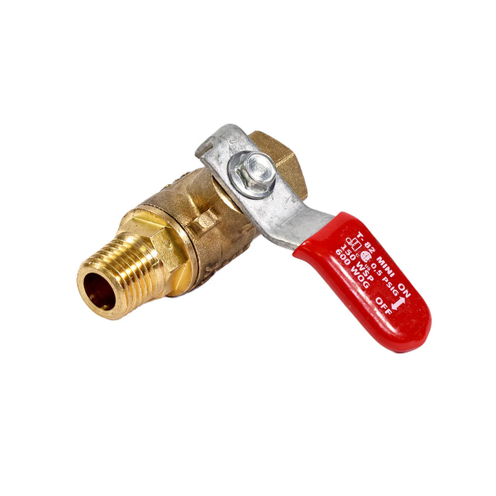 Goat Throat GT-1/4-INCH Male-Female PNEUMATIC ON-OFF VALVE GT14INMFPV