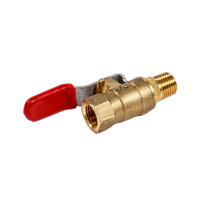 Goat Throat GT-1/4-INCH Male-Female PNEUMATIC ON-OFF VALVE GT14INMFPV