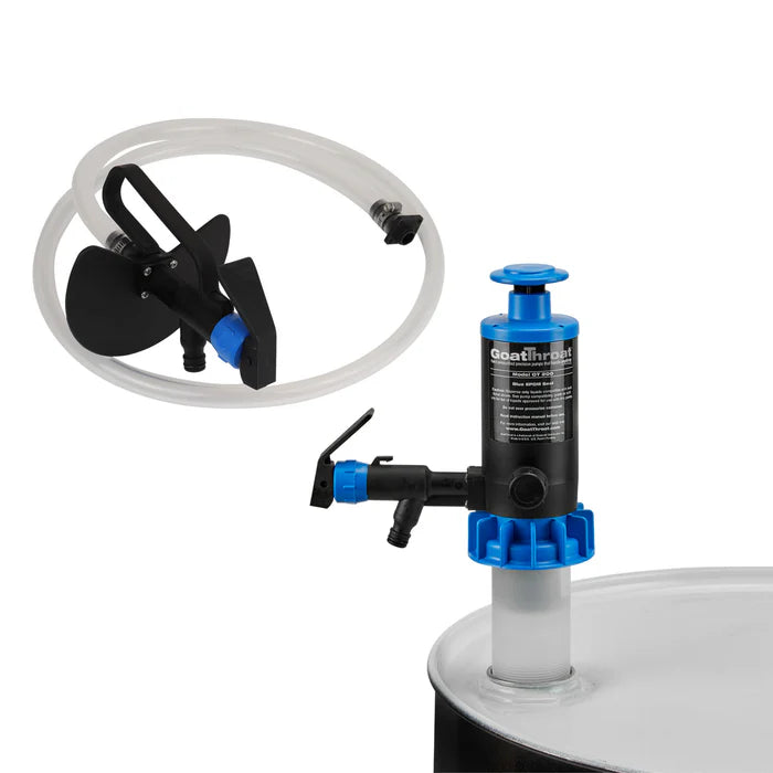 Goat Throat GT200 Pump Bundle W/Remote Tap - PVC Hose GT200RTBPVC