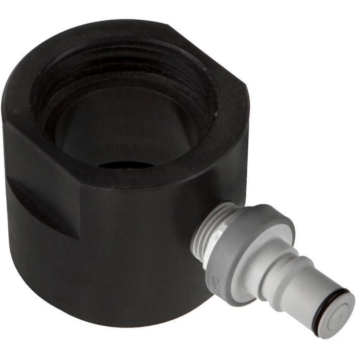 Goat Throat 63mm Jug Adapter for Manifold with 0.50 hole for rinse system with VITON Seals GT226118BMV