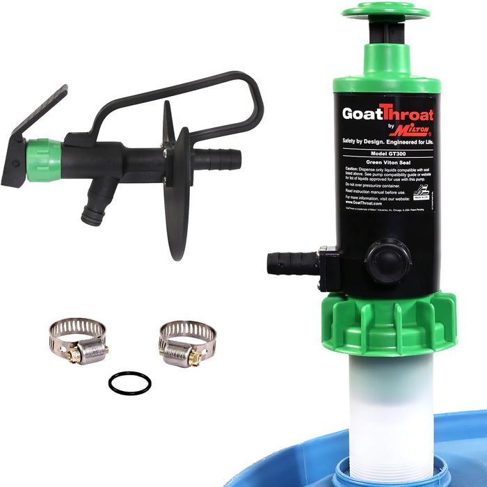 Goat Throat GT300 Pump with Remote Discharge Tap and Viton Seals GT300RT