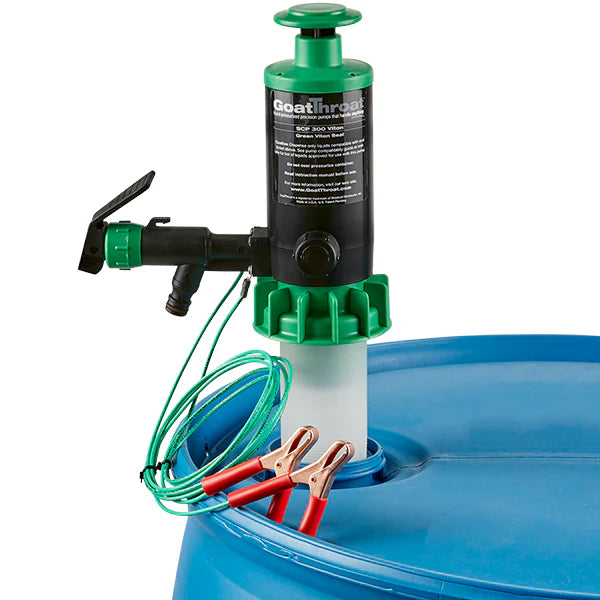Goat Throat Groundable Drum Pump for Flammables Viton Seals GTSCP.300