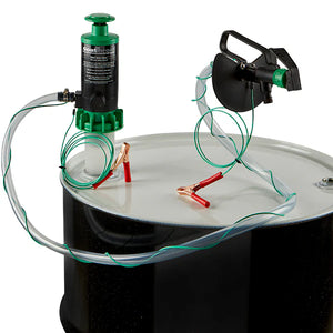 Goat Throat Groundable Drum Pump and Remote Discharge Tap with Viton Seals GTSCP.300.RT