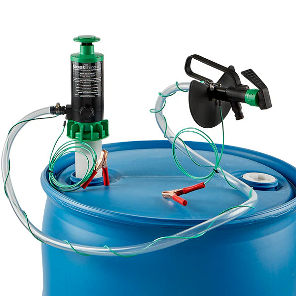 Goat Throat Groundable Drum Pump and Remote Discharge Tap with Viton Seals GTSCP.300.RT