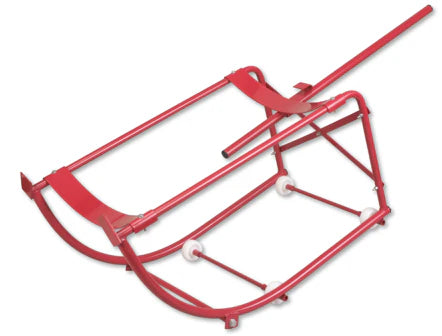 Groz Drum Cradle With Axle and 4 Rigid Wheels 44374