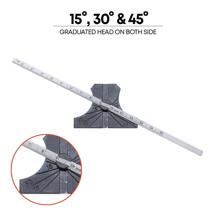 Groz 6" Depth and Angle Gauge 1214